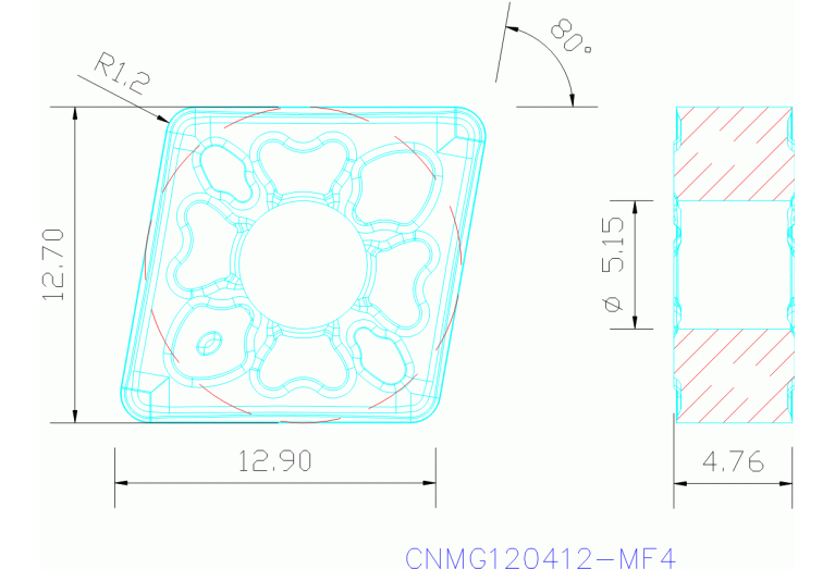 CNMG120412-MF4 TM2000