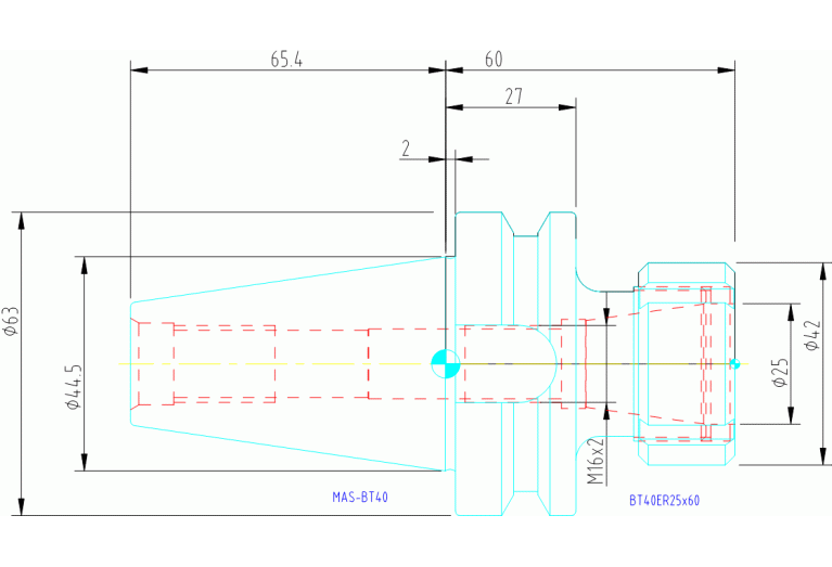 BT40ER25X60