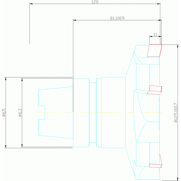 F90ALN D125-5-HSK63A-C