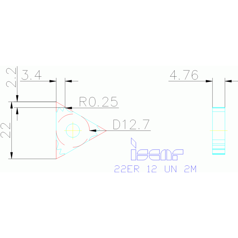 22ER 12 UN 2M IC908