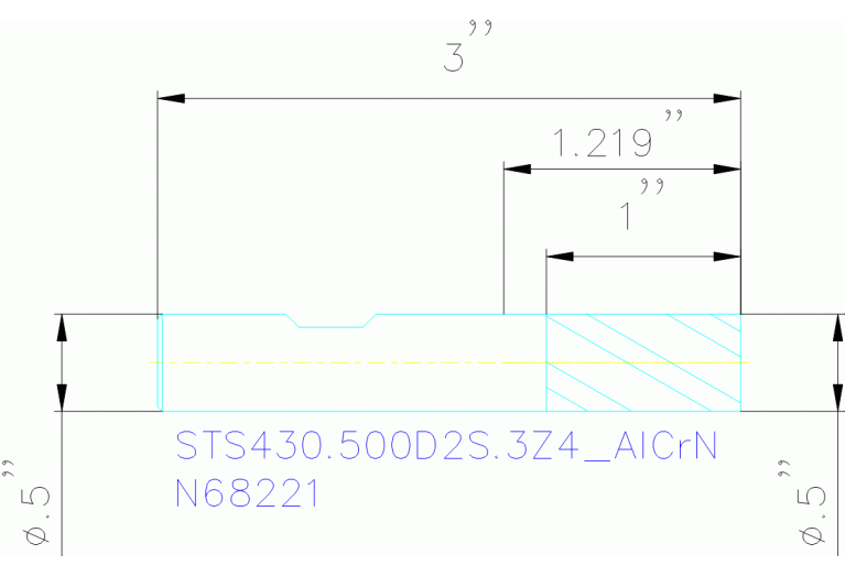 STS430.500D2S.3Z4 ALCRN
