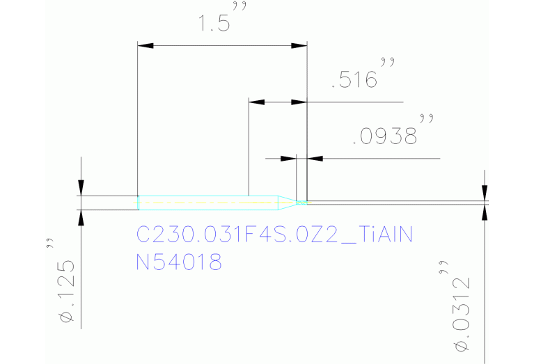 C230.031F4S.0Z2 TIALN