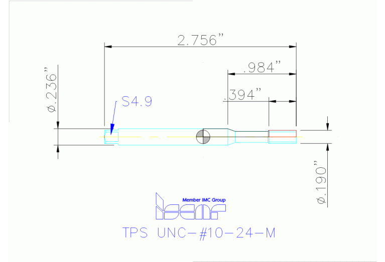 TPS UNC-#10-24-M HEST