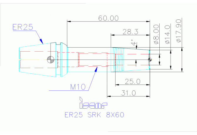 ER25 SRK 8X60