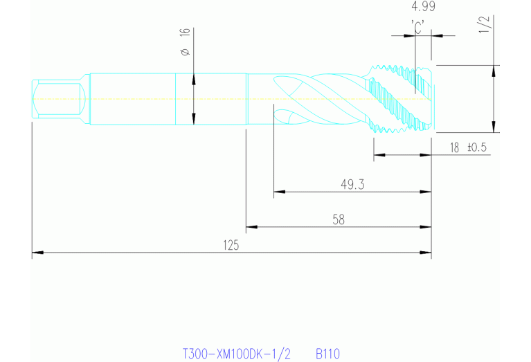 T300-XM100DK-1/2 B145