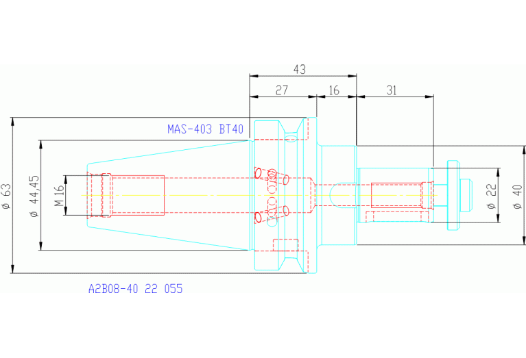 A2B08-40 22 055