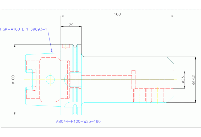 AB044-H100-W25-160