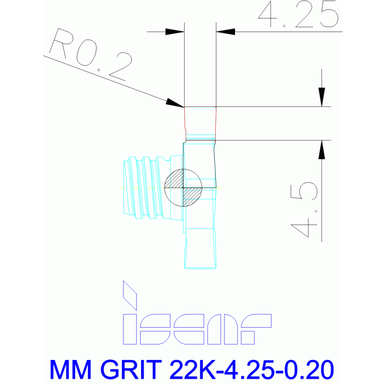 MM GRIT 22K-4.25-0.20 IC528
