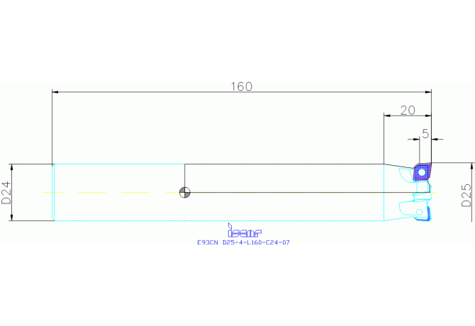 E93CN D25-4-L160-C24-07
