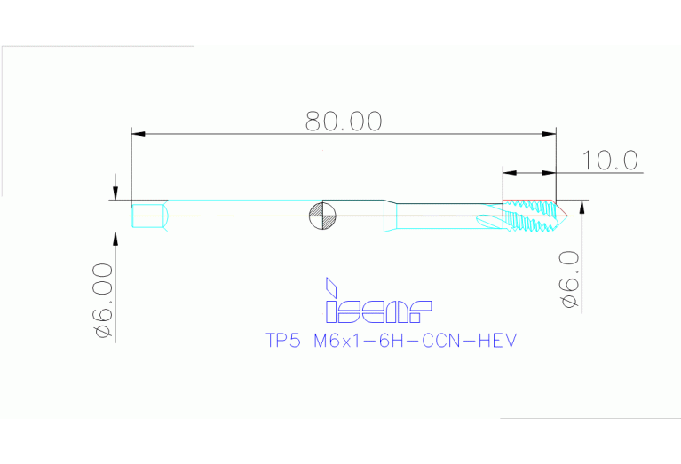 TPS M-6X1.0-N HEST