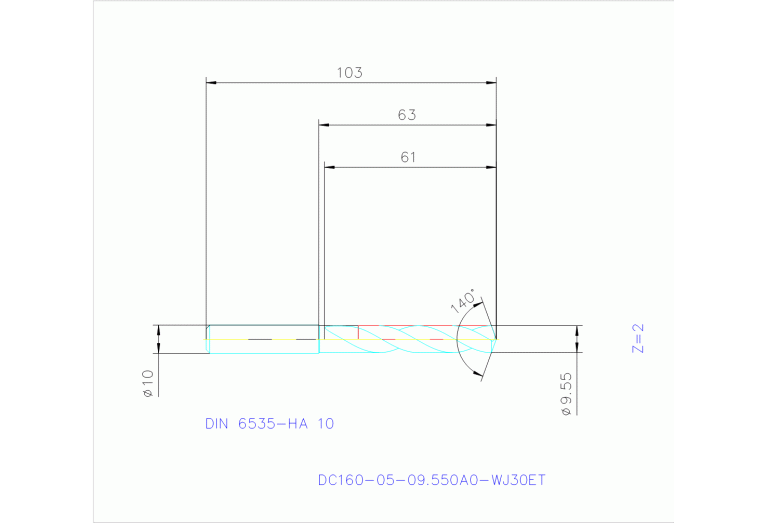 DC160-05-09.550A0-WJ30ET