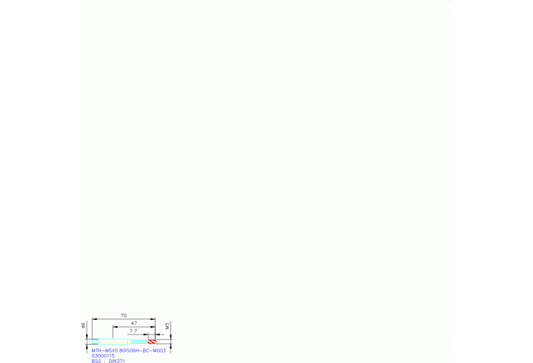 MTH-M5X0.80ISO6H-BC-M003