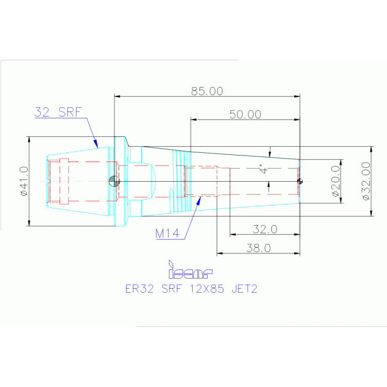 ER32 SRF 12X85 JET2