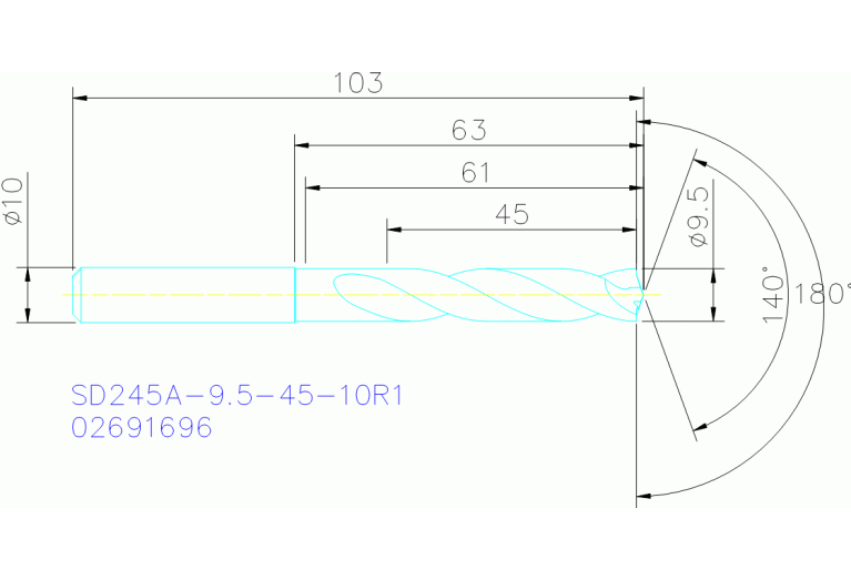 SD245A-9.5-45-10R1