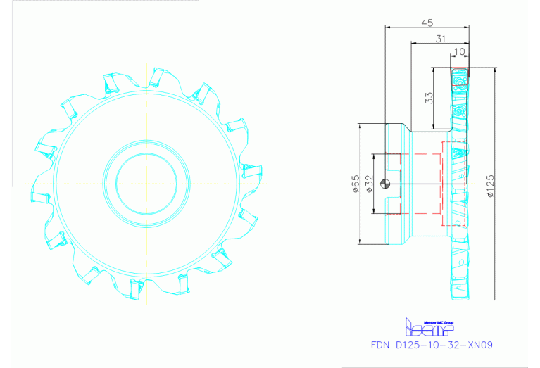 FDN D125-10-32-XN09