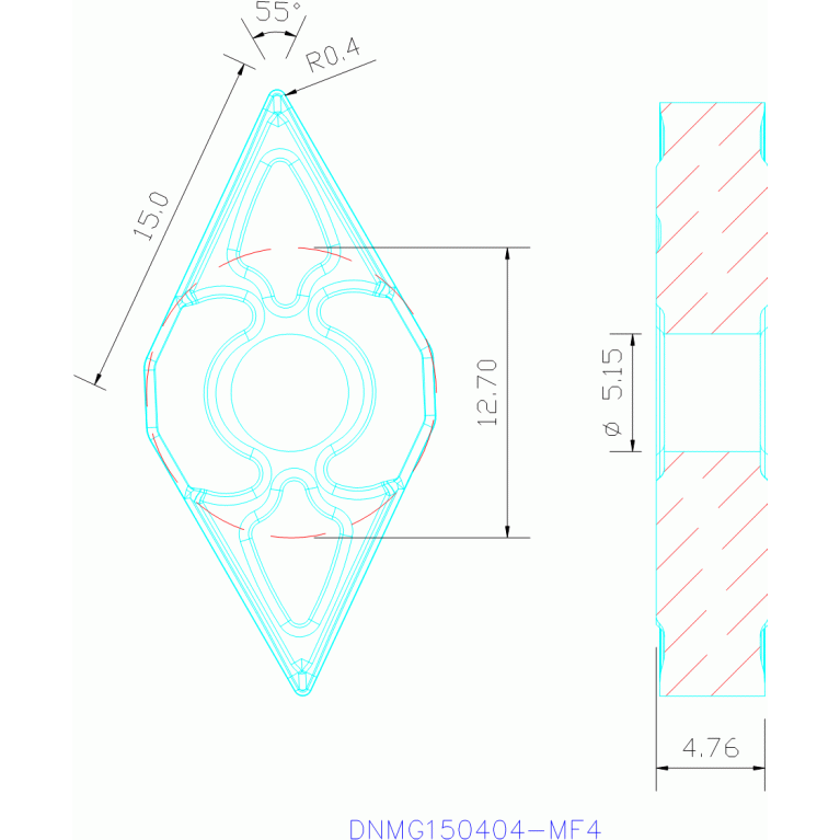 DNMG150404-MF4 TM4000