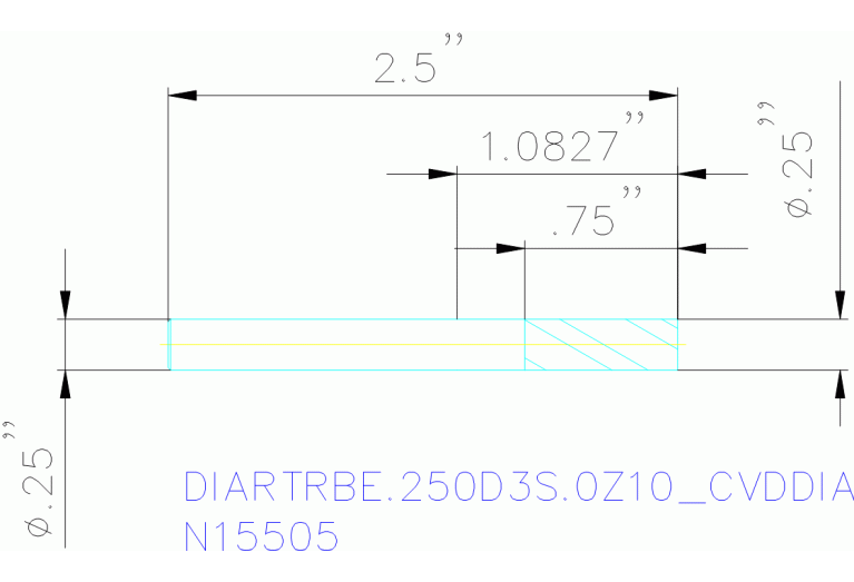 DIARTRBE.250D3S.0Z10 CVDDIA