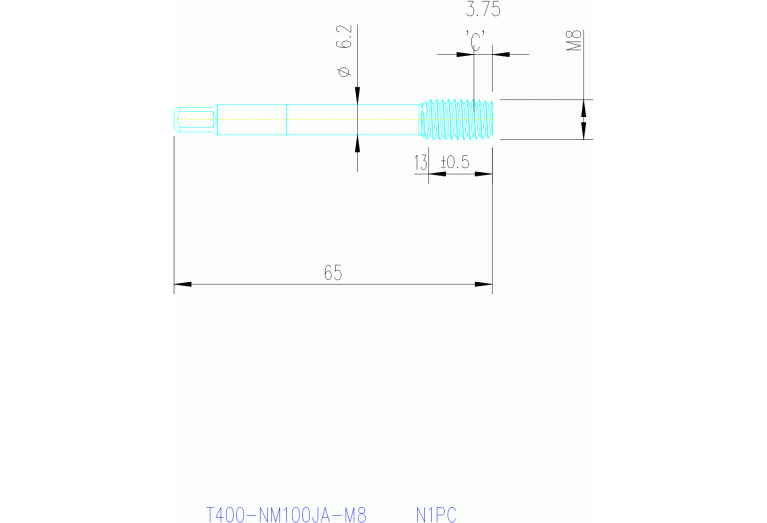 T400-NM100JA-M8 N1PC