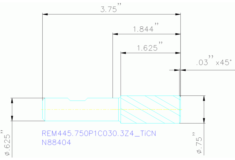 REM445.750P1C030.3Z4 TICN