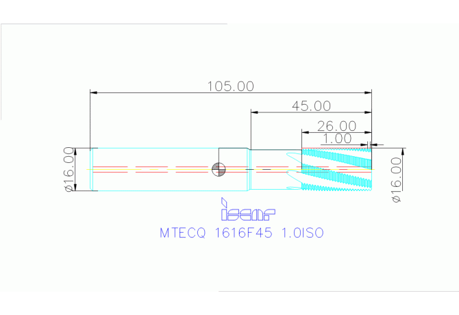 MTECQ 1616F45 1.0ISO IC908