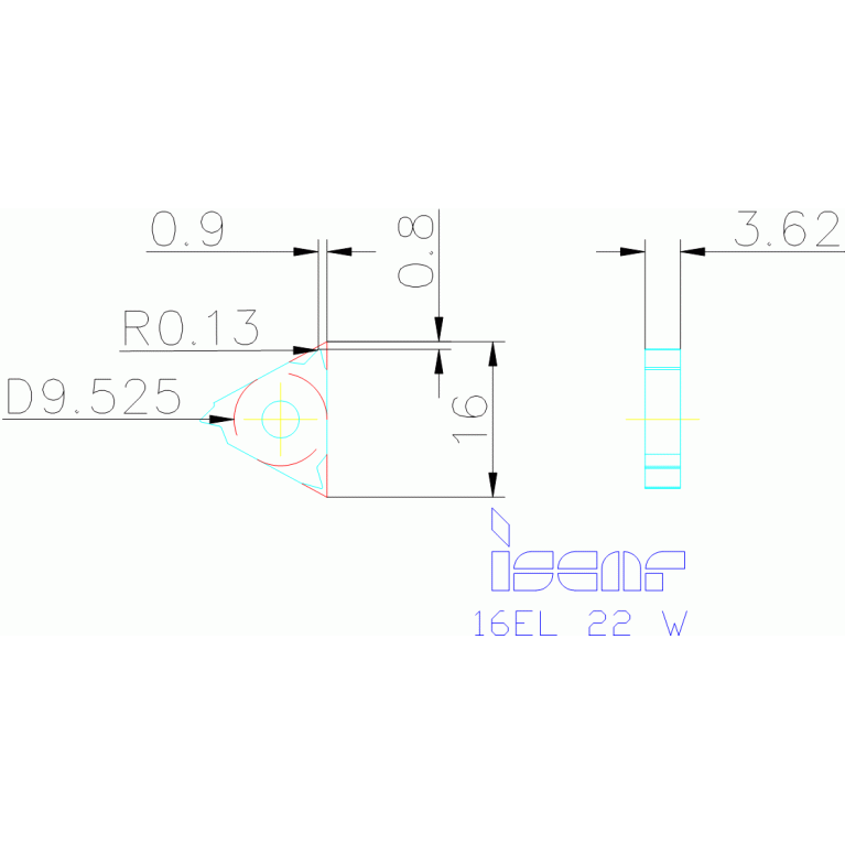 16EL 22 W IC50M