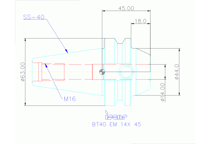 BT40 EM 14X 45