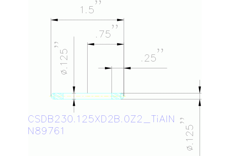 CSDB230.125XD2B.0Z2 TIALN