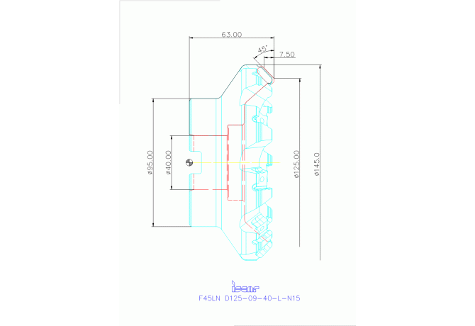 F45LN D125-09-40-L-N15
