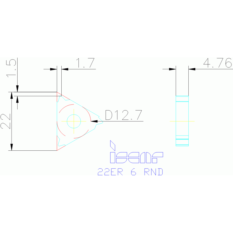 22ER 6 RND IC250