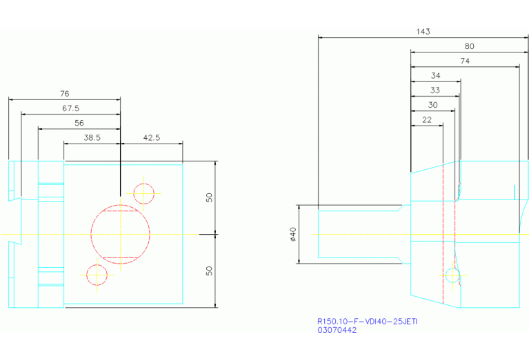 R150.10-F-VDI40-25JETI