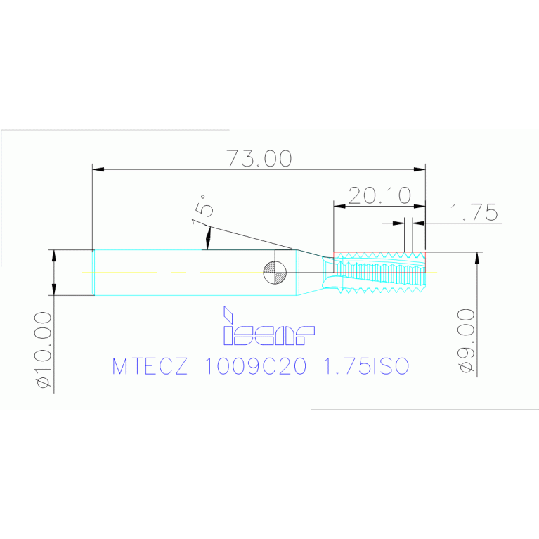 MTECZ 1009C20 1.75ISO IC908