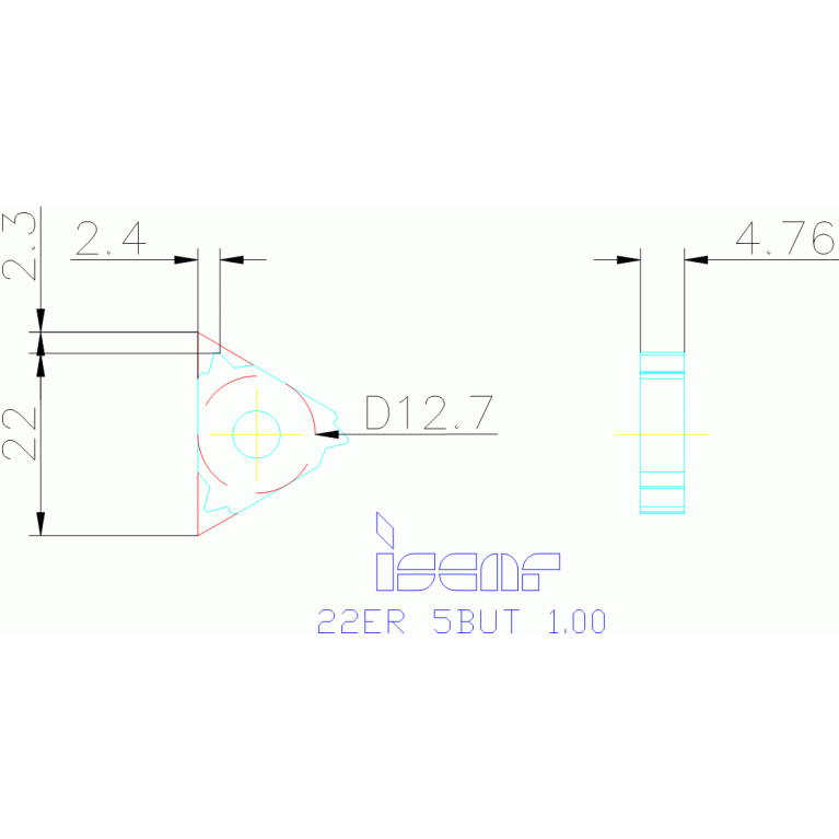 22ER 5 BUT 1.00 IC250