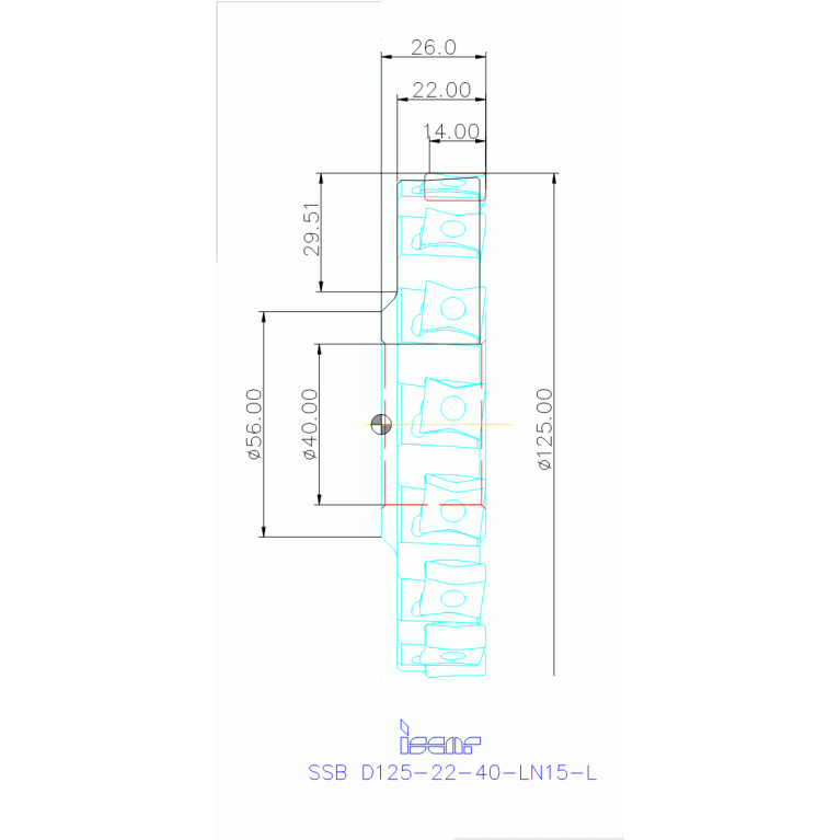 SSB D125-22-40-LN15-L