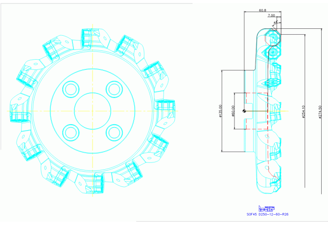 SOF45 D250-12-60-R26