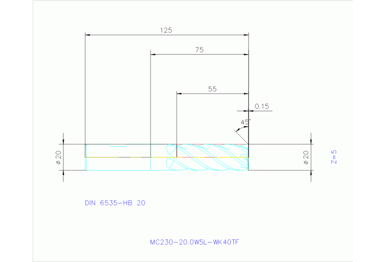 MC230-20.0W5L-WK40TF