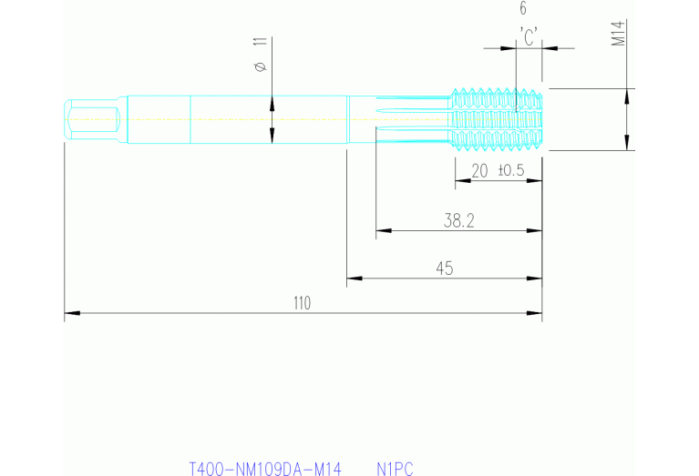 T400-NM109DA-M14 N1PC