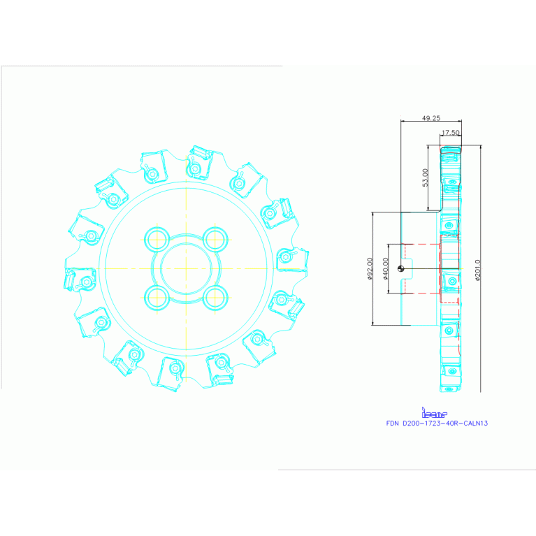 FDN D200-1723-40R-CALN13