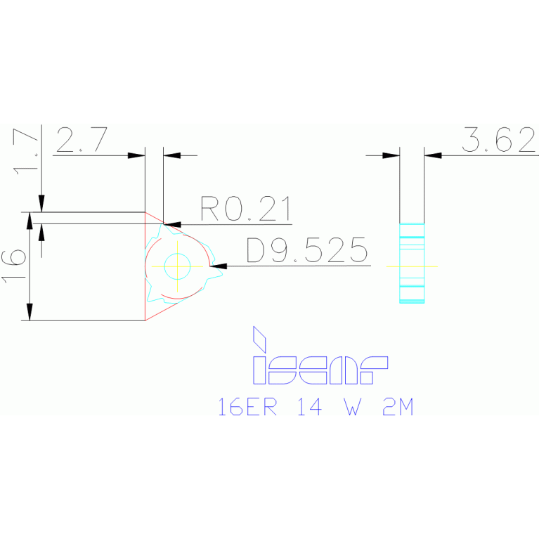 16ER 14 W 2M IC908