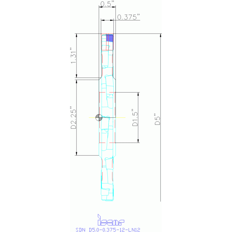 SDN D5.0-0.375-12-LN12