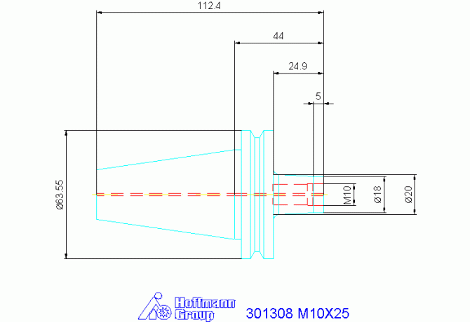301308 M10X25
