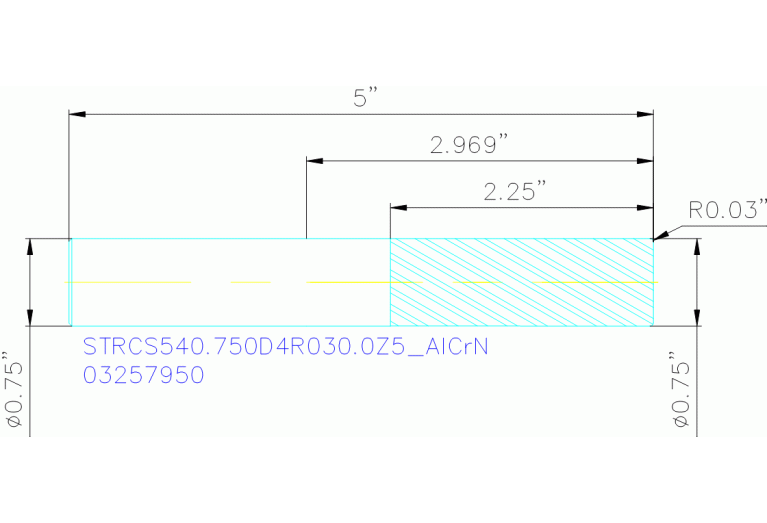STRCS540.750D4R030.0Z5 ALCRN