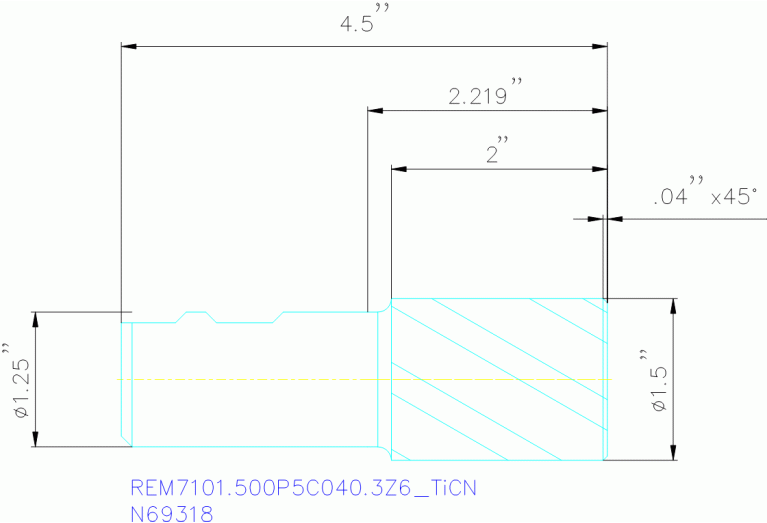 REM7101.500P5C040.3Z6 TICN
