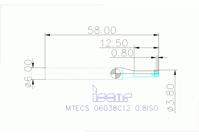 MTECS 06038C12 0.8ISO IC908