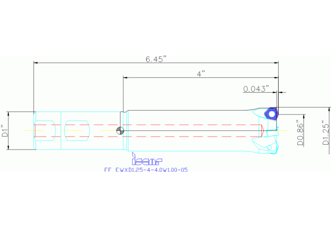 FF EWXD1.25-4-4.0W1.00-05