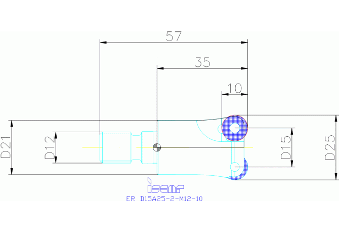 ER D15A25-2-M12-10