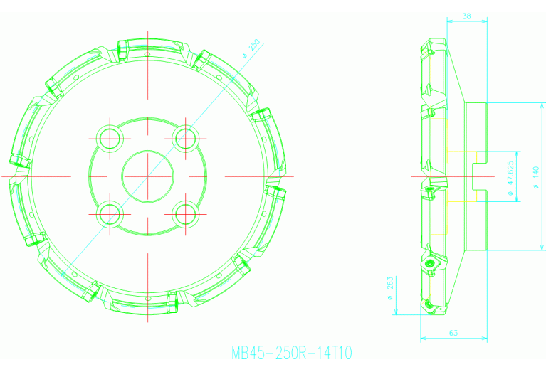 MB45-250R-14T10
