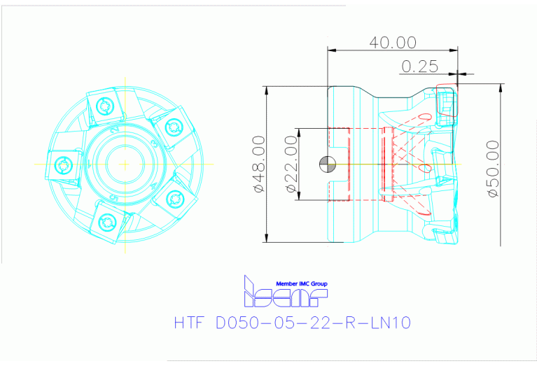 HTF D050-05-22-R-LN10
