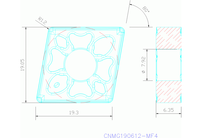 CNMG190612-MF4 TM2000