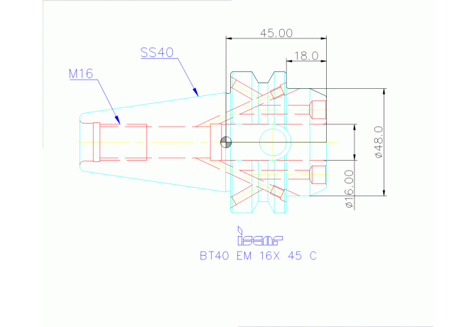 BT40 EM 16X 45 C