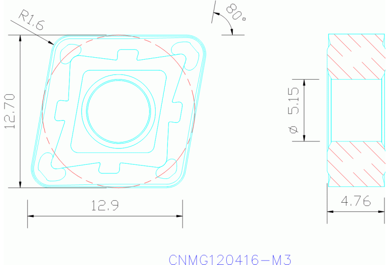 CNMG120416-M3 TP2500